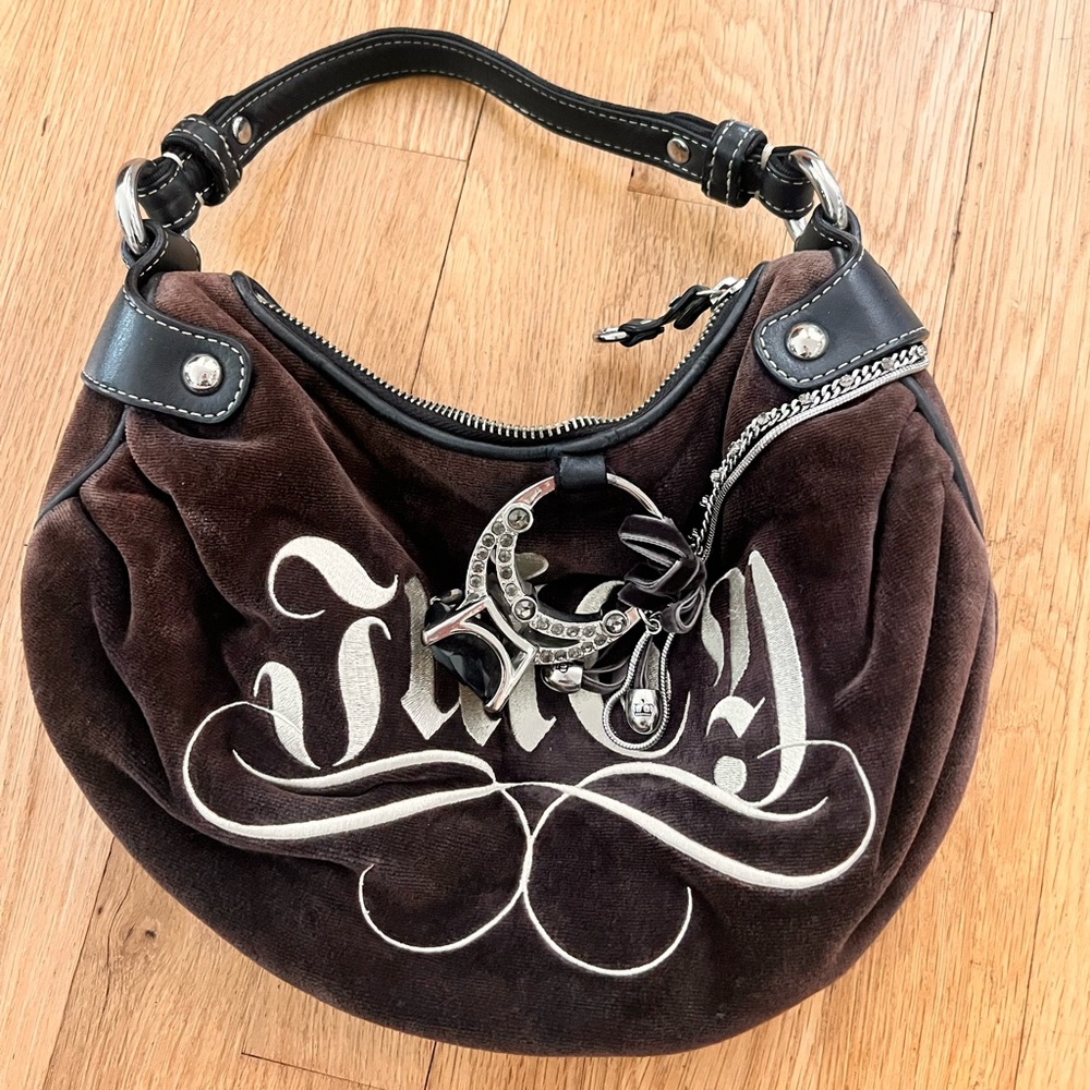 juicy couture purse with ring charm